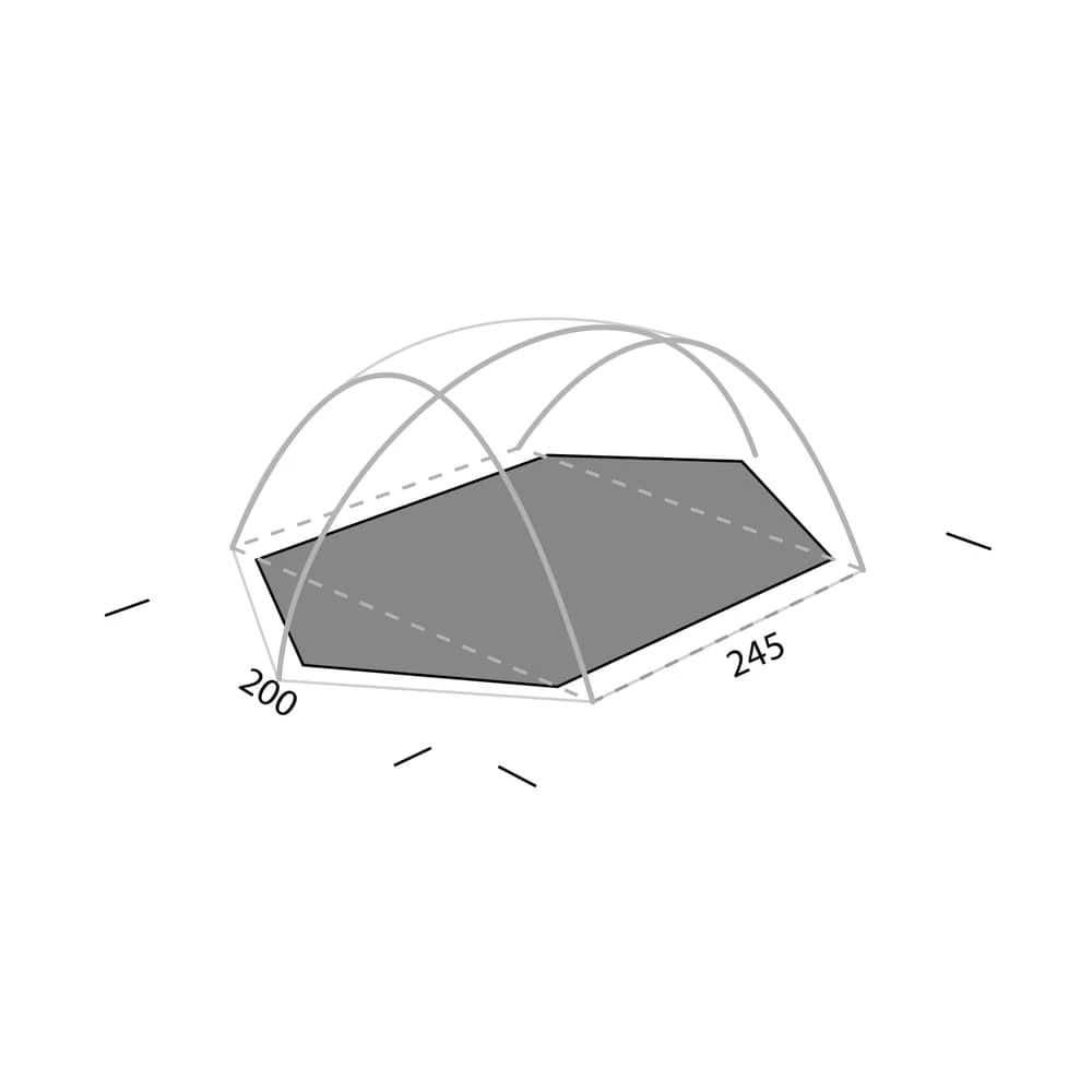 Exped Orion II 2 Person Tent Footprint 4 Exped Orion II 2 Person Tent Footprint - Image 2