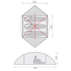 One Planet Goondie 3 Person Tent Mesh Inner Only -Outdoor Camping Gear GOONDIE3M30D a38a5379 ea2d 489e a107 8ce327f286f6