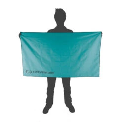 LifeVenture Recycled SoftFibre Trek Towel - Extra Large -Outdoor Camping Gear LifeVenture Recycled SoftFibre Trek Towel XL Teal 03