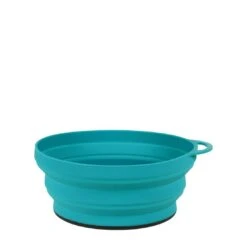 LifeVenture Silicone Ellipse FlexiBowl -Outdoor Camping Gear LifeVenture SiliconeEllipseFlexiBowl Teal 01 856413