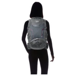 Lowe Alpine Airzone Z Duo ND25 Litre Womens Daypack -Outdoor Camping Gear Lowe Alpine Airzone Z Duo ND25 Litre Womens Daypack Iron Grey Person