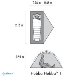 MSR Hubba Hubba 1 Person Tent 10 MSR Hubba Hubba 1 Person Tent -Outdoor Camping Gear MSR HubbaHubba1PTent Sahara 02