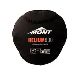 Mont Helium 600 Down Sleeping Bag - Vertical Baffles -Outdoor Camping Gear Mont Helium 600 Vertical Baffles 05 296517