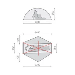 One Planet Goondie 1 Person Tent Mesh Inner Only 16 One Planet Goondie 1 Person Tent Mesh Inner Only -Outdoor Camping Gear One Planet Goondie 1 Mesh Inner 03