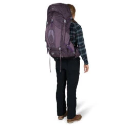 Osprey Aura AG 50 Litre Womens Hiking Backpack -Outdoor Camping Gear Osprey Aura 50 Enchantment Purple 05