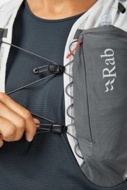 Rab Veil 2 Litre Lightweight Running Vest -Outdoor Camping Gear RAB Veil 2 Litre Lightweight Running Vest Gargoyle Graphene 07