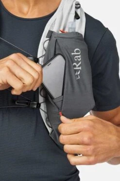 Rab Veil 2 Litre Lightweight Running Vest -Outdoor Camping Gear RAB Veil 2 Litre Lightweight Running Vest Gargoyle Graphene 08