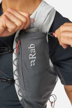 Rab Veil 2 Litre Lightweight Running Vest -Outdoor Camping Gear RAB Veil 2 Litre Lightweight Running Vest Gargoyle Graphene 09