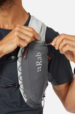 Rab Veil 6 Litre Lightweight Running Vest 26 Rab Veil 6 Litre Lightweight Running Vest -Outdoor Camping Gear RAB Veil 6 Litre Lightweight Vest Gargoyle Graphene 06