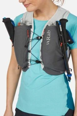 Rab Veil 6 Litre Lightweight Running Vest 19 Rab Veil 6 Litre Lightweight Running Vest -Outdoor Camping Gear RAB Veil 6 Litre Lightweight Vest Gargoyle Graphene 12
