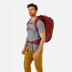 Rab Outcast 44L Climbing Daypack -Outdoor Camping Gear Rab Outcast 44 Oxblood 02