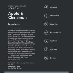 Radix Nutrition Ultra Breakfast Apple & Cinnamon Whey Protein - 800kcal -Outdoor Camping Gear Radix Nutrition Ultra Apple Cinnamon Whey Protein 03 1