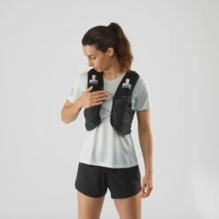 Salomon Sense Pro 10 Set Womens Running Vest 12 Salomon Sense Pro 10 Set Womens Running Vest -Outdoor Camping Gear SENSEPRO10 Blk 2 336119