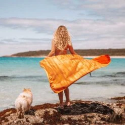 Sea To Summit Drylite Towel -Outdoor Camping Gear Sea to Summit Drylite Towel Medium Outback Sunset 02 72916317 6866 4c3b 88c0 6e86fa4c6796