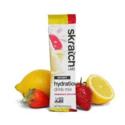 Skratch Labs Sport Hydration Drink Mix - Single -Outdoor Camping Gear Skatch Labs Sport Hydration Drink Mix Single Strawberry Lemonade 01