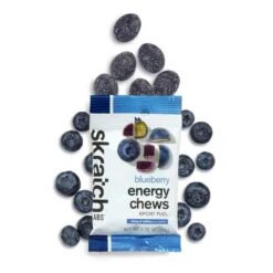 Skratch Labs Sport Energy Fruit Chews - Single -Outdoor Camping Gear Skratch Labs Sport Energy Chews Blueberry w Caffeine 238045 1
