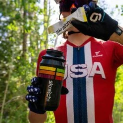 Skratch Labs Tacx Shiva Bottle - 500ml -Outdoor Camping Gear Skratch Labs Tacx Shiva Bottle 500 Black 02 563511