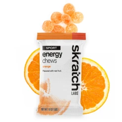 Skratch Labs Sport Energy Fruit Chews - Single -Outdoor Camping Gear Skratch Labs Chews Orange 01 1