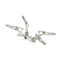 Soto Windmaster 4Flex Camp Cooking Pot Support -Outdoor Camping Gear Tilted 01