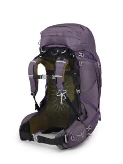 Osprey Aura AG 65 Litre Womens Hiking Backpack -Outdoor Camping Gear auraag65 enchantmentpurple 2 802251